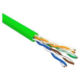 REXANT Кабель информационный 01-0061 кат.5E UTP 4 пары 24AWG нг(А)-LSLTx внутренний 305м зеленый