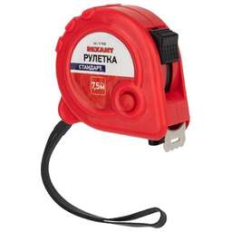 REXANT (12-9008) Рулетка измерительная Стандарт, 7,5м х 25мм