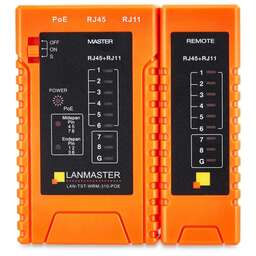 LANMASTER Тестер кабельный LAN-TST-WRM-310-POE