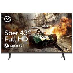 SBER SDX-43F2124 Smart Салют ТВ Frameless черный