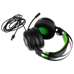 RAZER Гарнитура игровая Nari Ultimate, для компьютера и игровых консолей, мониторные, радио, черный / зеленый [rz04-02910100-r3m1]