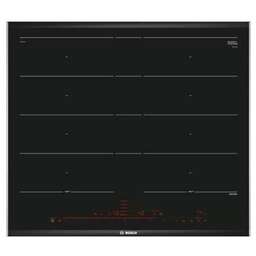 BOSCH Индукционная варочная поверхность PXY675DC5Z, конфорок: 4 шт., стеклокерамика, независимая, черный
