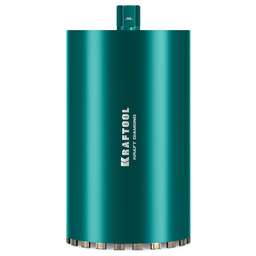 KRAFTOOL DIAMOND 250 мм (450 мм, 1 1/4″, лазерная сварка, сухое сверление с микроударом), алмазная коронка по железобетону (29825-250)