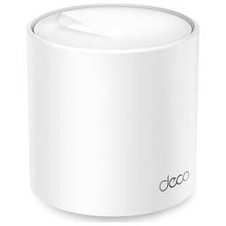TP-LINK Бесшовный Mesh роутер Deco X50(1-Pack), Wi-Fi 6, AX3000, 2.4/5ГГц, 3 WAN/LAN, белый