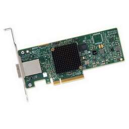 BROADCOM HBA-адаптер LSI SAS 9300-8E SGL (LSI00343 / H5-25460-00 / H3-25460-02H) PCIe 3.0 x8 LP, SAS/SATA 12G HBA, 8port(2*ext SFF8644), 3008 IOC RTL {5}
