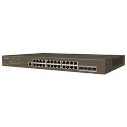 IP-COM Коммутатор G5328F (L3) 24x1Гбит/с 4xКомбо(1000BASE-T/SFP) 4SFP управляемый