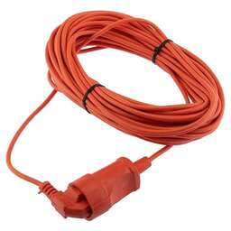 PROCONNECT Удлинитель силовой Pro-Uc (11-7106) 2x0.75кв.мм 1розет. 20м ПВС 6A без катушки оранжевый