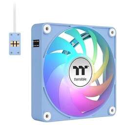 THERMALTAKE Вентилятор для корпуса CT140 EX Sync Hydrangea ARGB 140х140x25 синий 4-pin 30.7дБ (упак.:3шт) (CL-F197-PL14BU-A) Ret