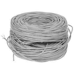 REXANT Кабель информационный PRO 02-0025 кат.5E F/UTP 4 пары 24AWG PVC внутренний 305м серый
