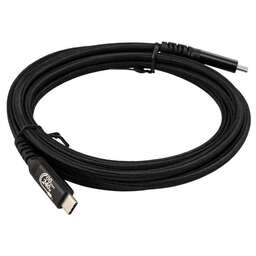 ELTRONIC Кабель Type-C to Type-C 2.0м ( 1-60) 240W нейлоновая оплетка (черный) в пакете