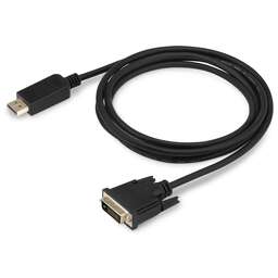 BURO Кабель аудио-видео 1.1v, DisplayPort (m) - DVI-D (Dual Link) (m) , 2м, GOLD, черный [bhp dpp_dvi-2]