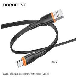 BOROFONE (6941991120947) BX118a USB 3.0A для Type-C - 1м , черный