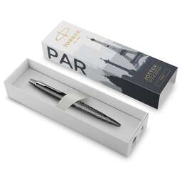 PARKER Ручка шариков. Jotter Global Icons SE Paris K179 (2221601) серый мет. M подар.кор