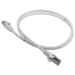 LANMASTER Патч-корд LAN-PC45/S5E-1.0-WH FTP RJ-45 вил.-вилка RJ-45 кат.5E 1м белый LSZH (уп.:1шт)