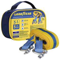 GOODYEAR Трос буксировочный с шаклами 5 тонн, 5 метров GY004005